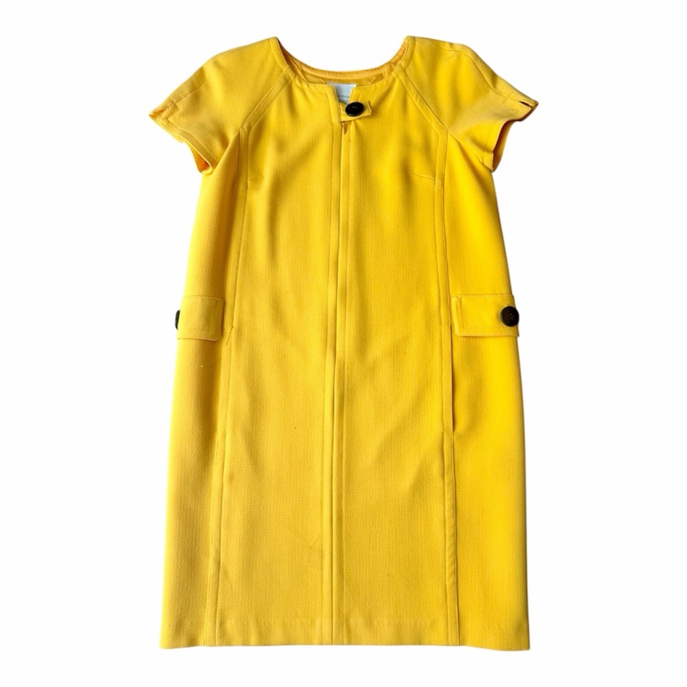 Donna Morgan Yellow Mini Dress